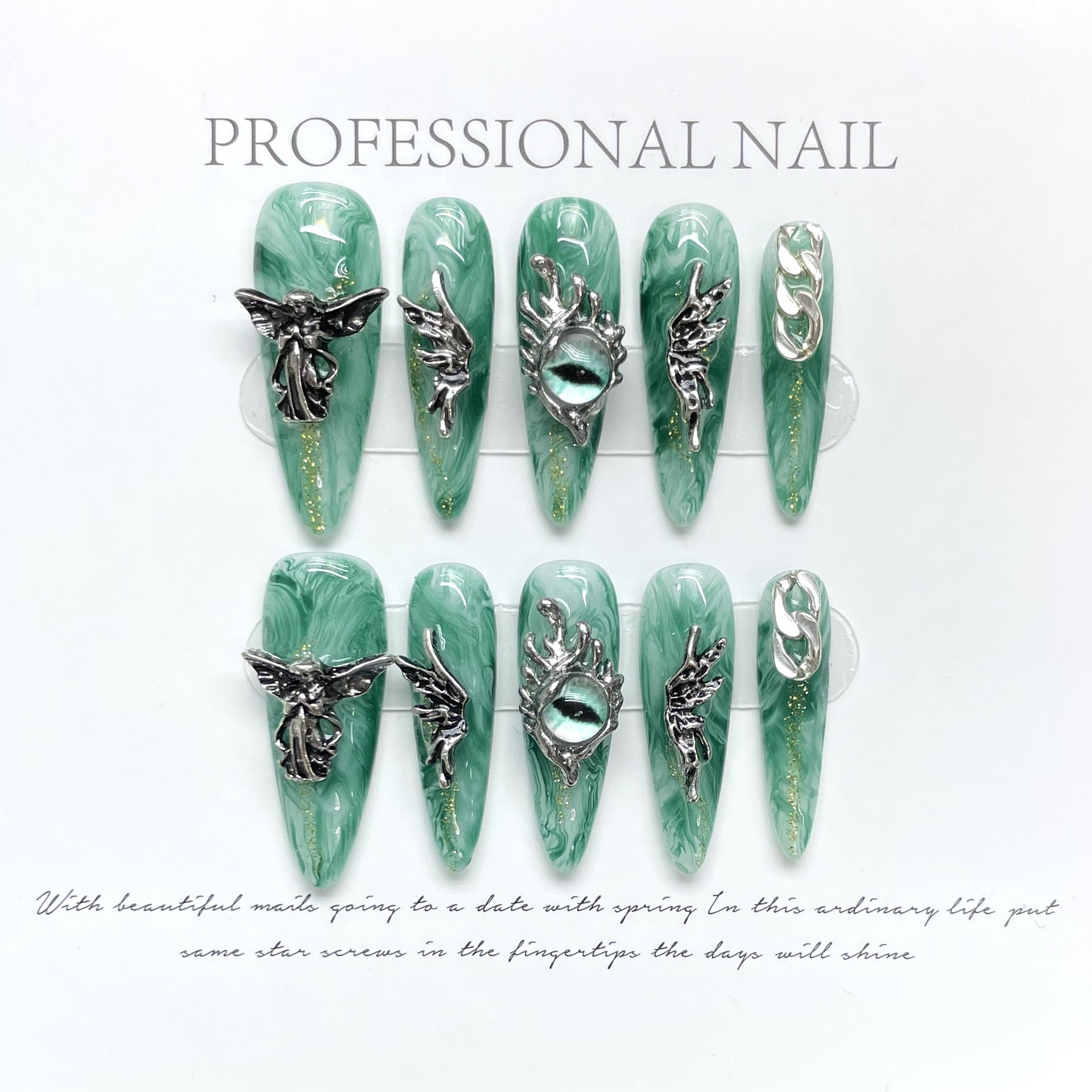 Angel Pupil Press on Nail