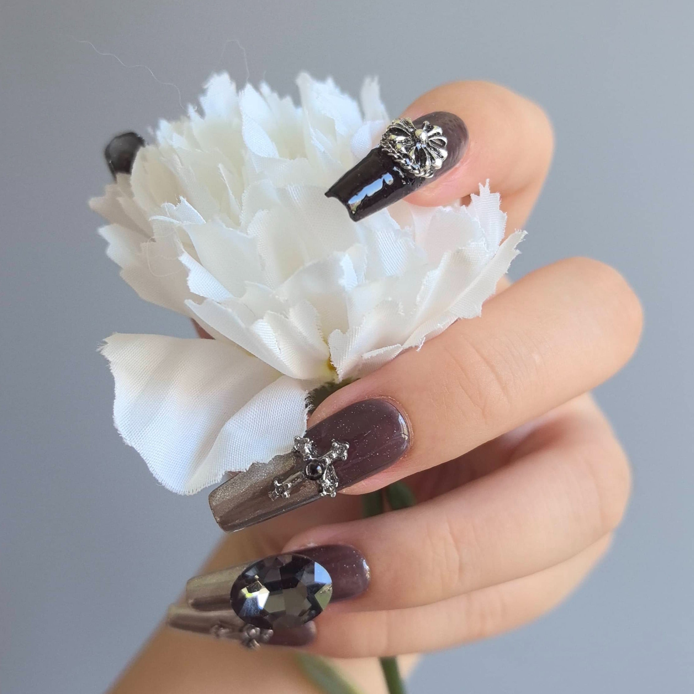 Chrome Hearts Set / Short Length Press outlet On Nails