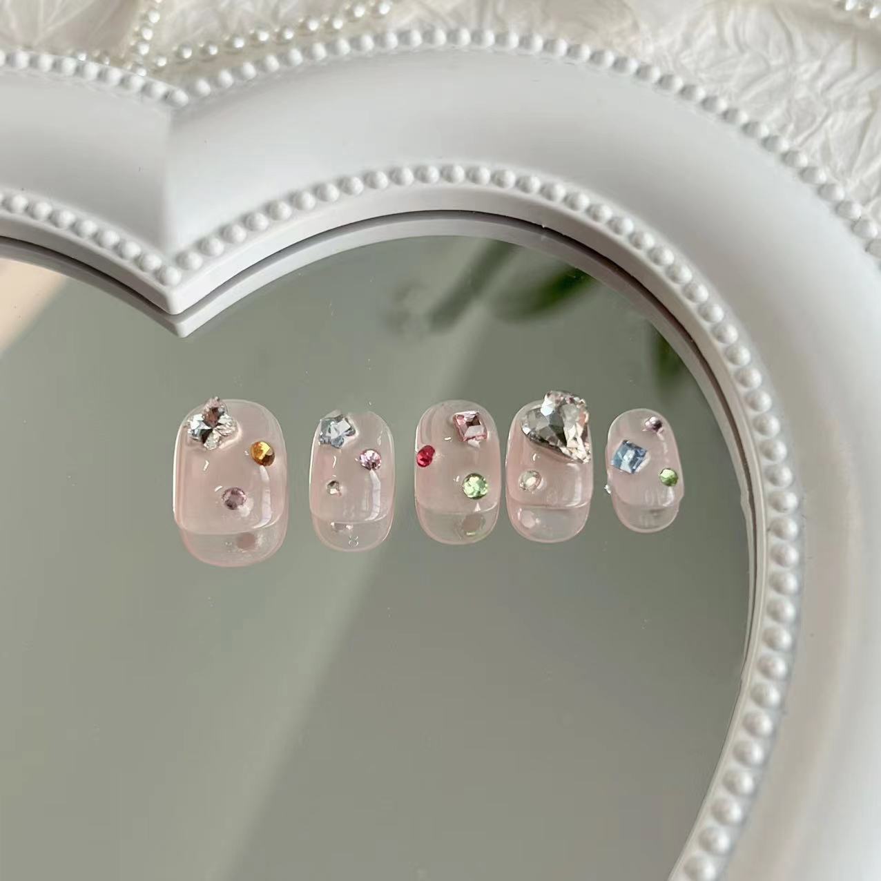 Four Seasons Gemstone Press on Nail - Laura MarlaPress on Nail