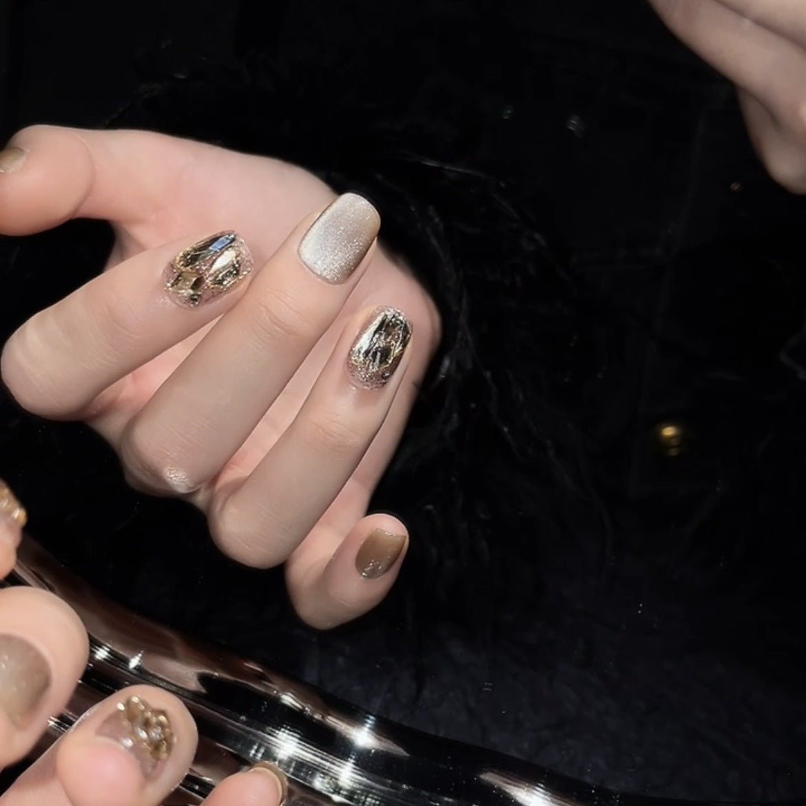 Milk Tea Press on Nail - Laura MarlaPress on Nail