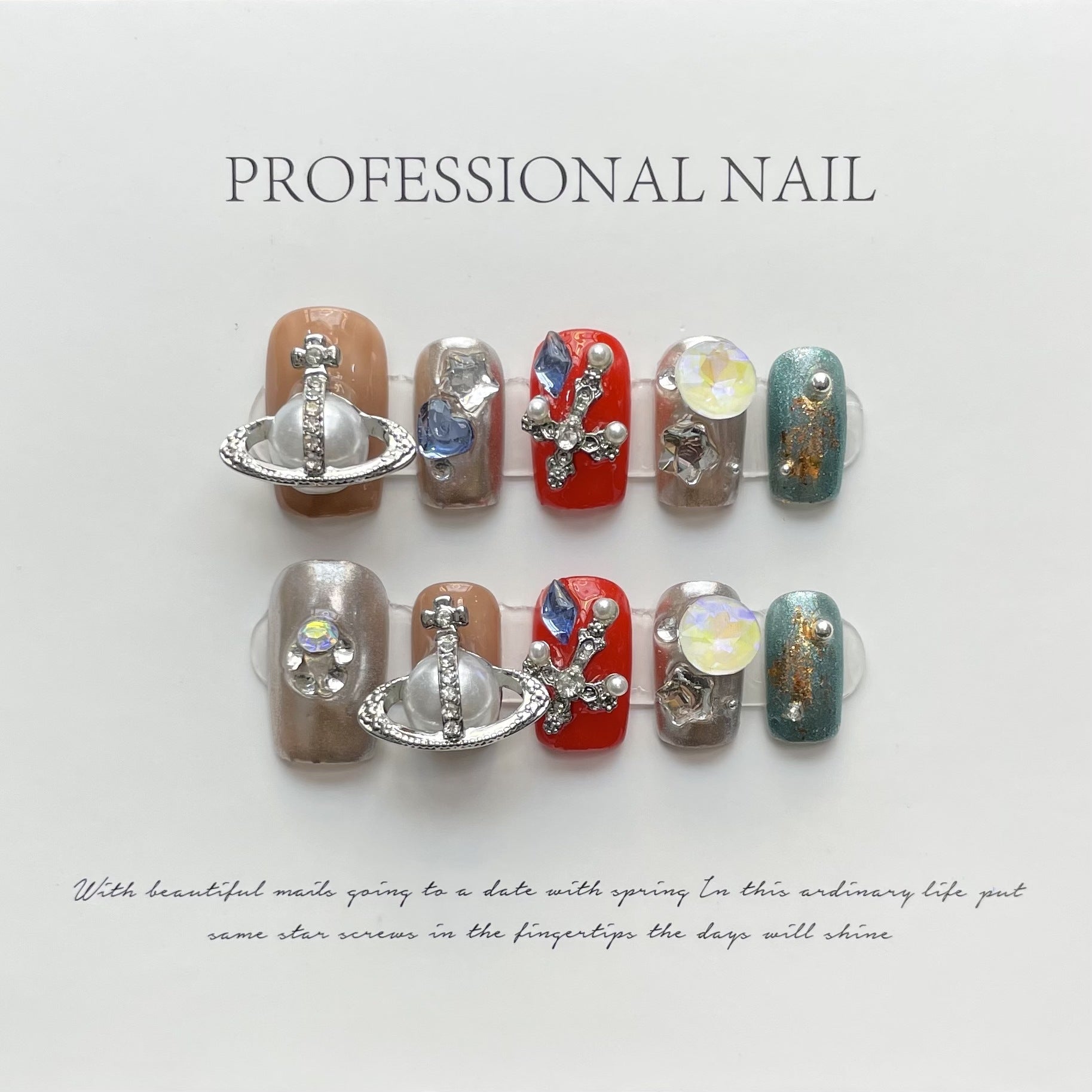 Planet Mirror Press on Nail - Laura MarlaPress on Nail